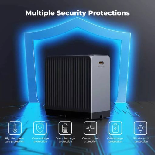 K&F Concep NP-F970 akkumulátor 10500mAh, dupla USB-C I/O, USB-A, érintőkijelző, PD45W, USB (KF-28-0073)