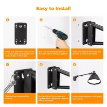 K&F Concept falra szerelehtő lámpaállvány, boom kar, 130cm (KF-34-048)