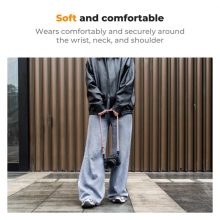 K&F Concept Urban Wander nyakpánt, 1cm x 100cm, kötél-szerű, rózsaszín (KF-13-196V8)