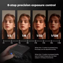 K&F Concept M01 mini vaku, GN12, 5600K, 2000mAh, középpontos érintkezővel (KF-22-016)