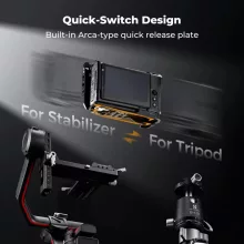 K&F Concept kamera keret, cage, Nikon ZR kompatibilis, ARRI, vakupapucs (KF-31-247)