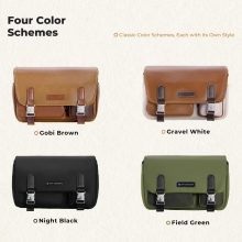 K&F Concept Sling Bag 10L Urban Wander 11, Green, bőrhatású felület, zöld (KF-13-142V3)