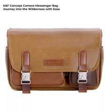 K&F Concept Sling Bag 10L Urban Wander 11, Gobi brown, bőrhatású felület, sötét barna (KF-13-142V1)