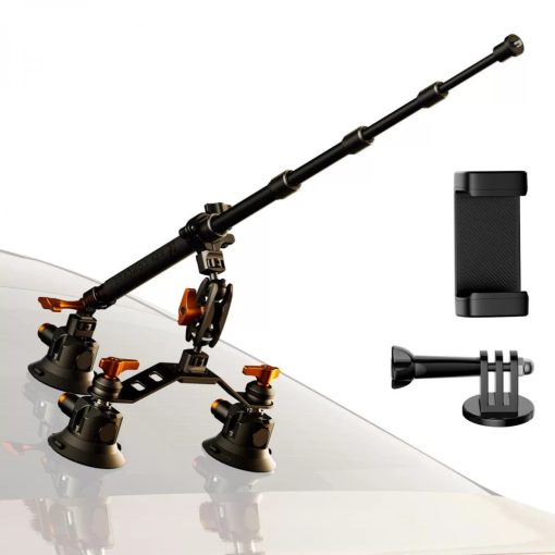 K&F Concept tripla tapadókorong rögzítő készlet, 3db MS44, magic arm, összekötő elemek, 32-110cm rúd (KF-31-197)