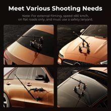 K&F Concept tripla tapadókorong rögzítő készlet, 3db MS44, magic arm, összekötő elemek, 32-110cm rúd (KF-31-197)