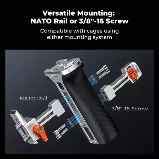 K&F Concept unverzális kamera oldalfogantyú, fém (KF-31-235)
