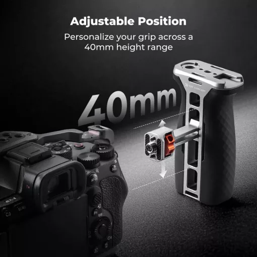 K&F Concept unverzális kamera oldalfogantyú, fém (KF-31-235)