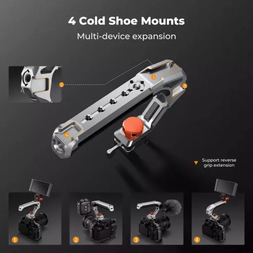 K&F Concept unverzális Arri felső fogantyú markolat, fém (KF-31-234)