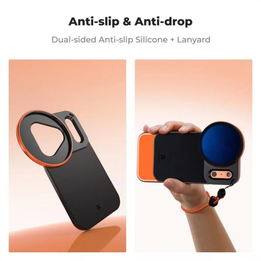 K&F Concept MagSafe szűrőtartó adapter 58 mm ND2-32 VND szűrővel, iPhone 17 Pro (KF-15-0017)