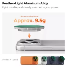 K&F Concept CPL Snap-on szűrő, HD bevonat, vízálló, karcálló, ezüst, iPhone 17 Pro/Max (KF-15-0053)