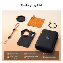 K&F Concept MagSafe szűrőtartó adapter 58 mm ND2-32 VND szűrővel, iPhone 17 Pro Max (KF-15-0020)