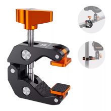 K&F Concept multi funkcionális super crab clamp, satu, 20-60mm átfogás (KF-31-218)