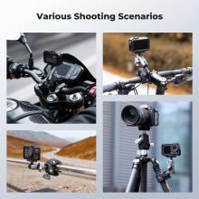 K&F Concept MS101 csőre szerelhető satu 8-40mm átmérőhöz, magic arm, DJI Action3/4/5 Pro/Osmo 360 (KF-31-204S1)