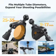 K&F Concept MS-70 csőre szerelhető konzol, telefon és akciókamera tartóval, kerékpár kormányhoz (KF-31-205S1)