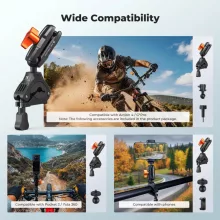 K&F Concept MS-70 csőre szerelhető konzol, telefon és akciókamera tartóval, kerékpár kormányhoz (KF-31-205S1)