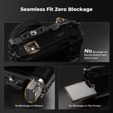 K&F Concept kamera keret, cage, Sony ZV-E10 II kompatibilis, NATO, ARRI, vakupapucs (KF-31-241)