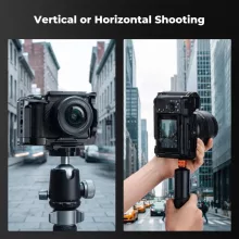 K&F Concept kamera keret, cage, Sony ZV-E1 kompatibilis, NATO, ARRI, vakupapucs (KF-31-242)