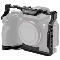   K&F Concept kamera keret, cage, Sony A7M5/A7M4/A7R5 kompatibilis, NATO, ARRI, vakupapucs (KF-31-244)