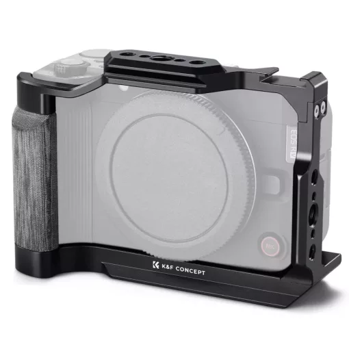 K&F Concept kamera keret, cage, Canon R50V kompatibilis, ARRI, vakupapucs (KF-31-246)