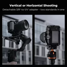 K&F Concept kamera keret, cage, Canon R50V kompatibilis, ARRI, vakupapucs (KF-31-246)