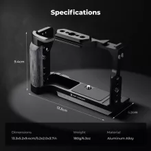 K&F Concept kamera keret, cage, Canon R50V kompatibilis, ARRI, vakupapucs (KF-31-246)