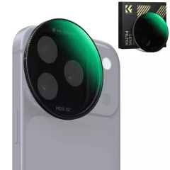   K&F Concept ND2-32 Snap-on szűrő, HD bevonat, vízálló, karcálló, fekete, iPhone 17 Pro/Max (KF-15-0052)