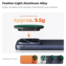 K&F Concept CPL Snap-on szűrő, HD bevonat, vízálló, karcálló, fekete, iPhone 17 Pro/Max (KF-15-0056)