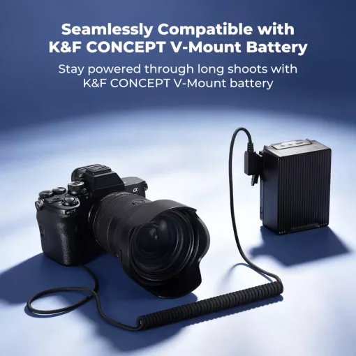 K&F Concept Sony NP-FZ100 vakakku D-Tap tápkábellel, NP-FZ100 kompatibilis (KF-28-0151)