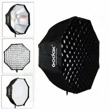 Godox SB-GUBW120 Ernyő Octobox Méhsejtráccsal 120cm - Rendszervakuhoz