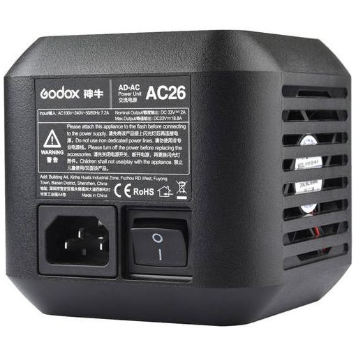 Godox AC-26 AC adapter AD600 PRO vakuhoz