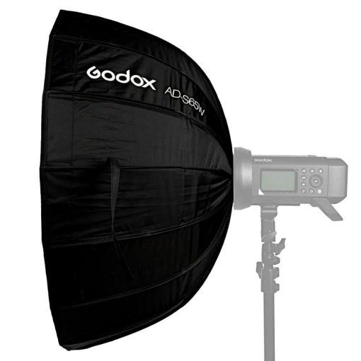 Godox AD-S65W Ernyőként Nyitható Softbox AD300Pro/AD400Pro-hoz - Fehér Belsővel (65 cm)
