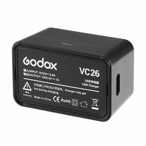 Godox VC26 USB Akkutöltő - V1 - V860III - V850III vakuhoz