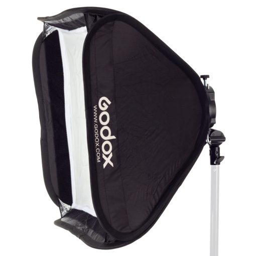 Godox 60x60cm-es softbox rendszervakukhoz - S2 S-type tartóval és méhsejtráccsal hordtáskában SGGV6060