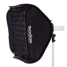 Godox 60x60cm-es softbox rendszervakukhoz - S2 S-type tartóval és méhsejtráccsal hordtáskában SGGV6060