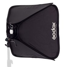 Godox 60x60cm-es softbox rendszervakukhoz - S2 S-type tartóval és méhsejtráccsal hordtáskában SGGV6060