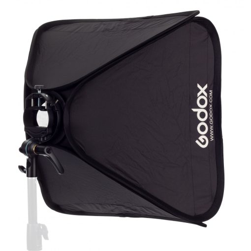 Godox 60x60cm-es softbox rendszervakukhoz - S2 S-type tartóval és méhsejtráccsal hordtáskában SGGV6060