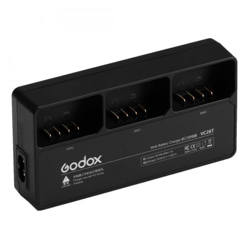Godox VC26T Akkutöltő Állomás 3X - V1 - V860III - V850III vakuhoz