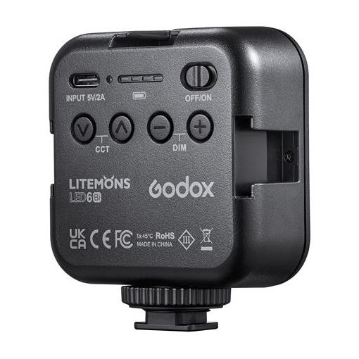Godox LiteMons LED6BI BI-Color LED Lámpa 6W (3200K～6500K) - több összekapcsolható