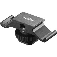   Godox Dupla Vakupapucs adapter - rövid-döntött - mikrofonhoz és kiegészítőkhöz (VSM-H02)