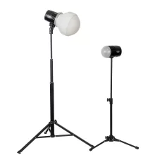 Godox LC30D-K2 Litemons Dupla LED Vlogger szett asztali állvánnyal, dome diffúzorral (5600K-30W) 