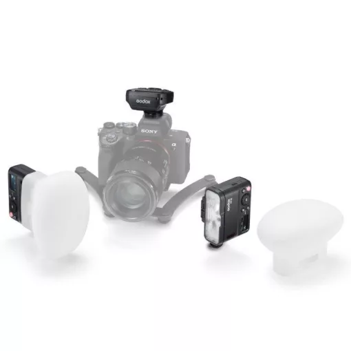 Godox MF-12-DK1 Fogászati Makró vaku Szett két vakuval, Sony kioldóval - Dental Kit