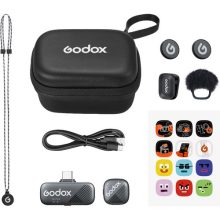 Godox Cube-SC - KIT 1 - Wireless - Vezeték nélküli Mikrofon USB-C csatlakozás, mobilokhoz (2.4 GHz)