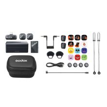 Godox Cube-C Combo Kit2 - Vezeték nélküli Mikrofon USB-C csatlakozás, mobilokhoz (2.4 GHz)