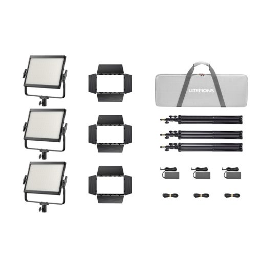 Godox Litemons LP1200R Fekete KIT 3 - RGB  LED Tabló (120W)