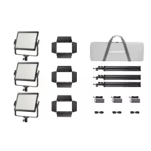 Godox Litemons LP1200Bi Fekete KIT 3 -  LED Tabló (120W)