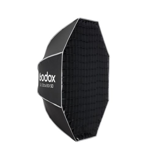 Godox - UL BOX Octa 90 - Nyitható Softbox méhsejtráccsal - Oktobox - 90cm Bowens
