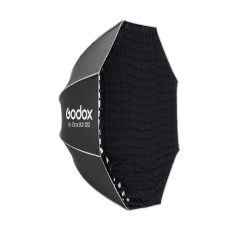   Godox - UL BOX Octa 120 - Nyitható Softbox méhsejtráccsal - Oktobox - 120cm Bowens