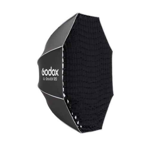Godox - UL BOX Octa 120 - Nyitható Softbox méhsejtráccsal - Oktobox - 120cm Bowens