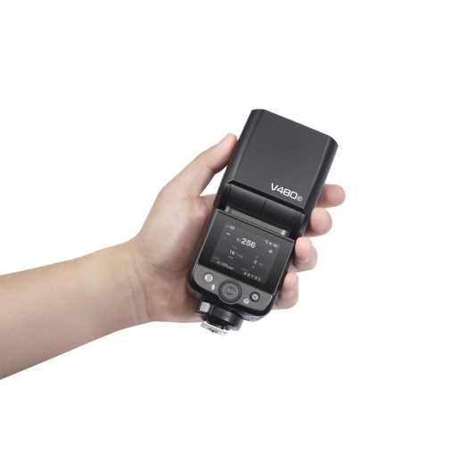 Godox V480F rendszervaku Li-Ion akkuval TTL HSS (Fuji)