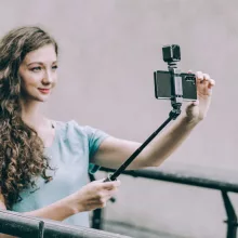 PGYTECH VLOG Selfie bot és állvány telefontartóval